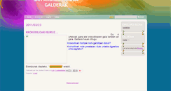 Desktop Screenshot of guregalderak.blogspot.com