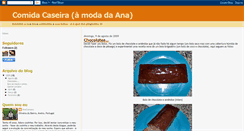 Desktop Screenshot of comidacaseiraamodadaana.blogspot.com