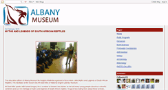 Desktop Screenshot of albanymuseum.blogspot.com