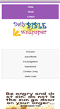 Mobile Screenshot of dailybiblewallpaper.blogspot.com