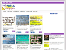 Tablet Screenshot of dailybiblewallpaper.blogspot.com