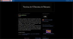 Desktop Screenshot of noticiasmisteriosdebaleares.blogspot.com