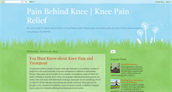 Desktop Screenshot of painbehindknee2.blogspot.com