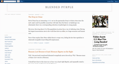 Desktop Screenshot of blendedpurple.blogspot.com