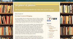 Desktop Screenshot of inplaceofjustice.blogspot.com