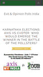 Mobile Screenshot of exitopinionpollsindia.blogspot.com