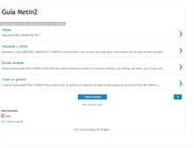 Tablet Screenshot of guiademetin2.blogspot.com