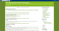 Desktop Screenshot of dotnethelpgroup.blogspot.com