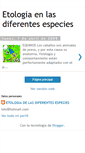 Mobile Screenshot of etologiaenlasdiferentesespecies.blogspot.com