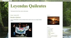 Desktop Screenshot of leyendasquileutes.blogspot.com