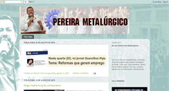 Desktop Screenshot of pereirametalurgico.blogspot.com