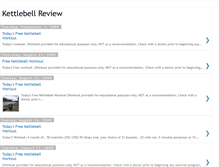 Tablet Screenshot of kettlebellreview.blogspot.com