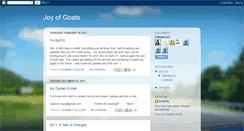 Desktop Screenshot of joyofgoats.blogspot.com