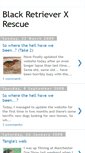 Mobile Screenshot of blackretrieverxrescue.blogspot.com