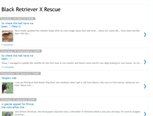 Tablet Screenshot of blackretrieverxrescue.blogspot.com