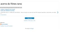 Tablet Screenshot of filmesrarosacervo.blogspot.com