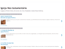 Tablet Screenshot of igrejaneotestamentaria.blogspot.com