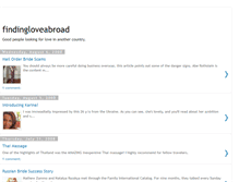 Tablet Screenshot of findingloveabroad.blogspot.com