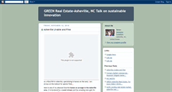 Desktop Screenshot of greenrealestate-ashevillenc.blogspot.com