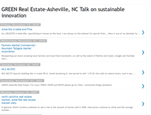 Tablet Screenshot of greenrealestate-ashevillenc.blogspot.com