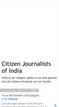 Mobile Screenshot of citizenjournalistofindia.blogspot.com