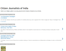 Tablet Screenshot of citizenjournalistofindia.blogspot.com