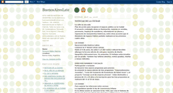 Desktop Screenshot of buenosaireslate.blogspot.com