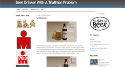 Desktop Screenshot of beerdrinkerwithtriathlonproblem.blogspot.com