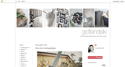 Desktop Screenshot of gotlandsliv.blogspot.com