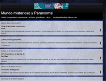 Tablet Screenshot of misteriosoyparanormal.blogspot.com