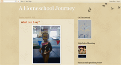 Desktop Screenshot of ahomeschooljourney.blogspot.com