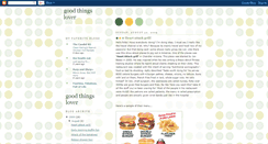 Desktop Screenshot of goodthingslover-sm.blogspot.com