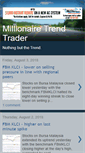 Mobile Screenshot of millionairetrendtrader.blogspot.com