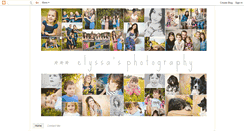 Desktop Screenshot of elyssasphotography.blogspot.com