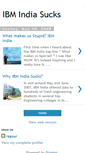 Mobile Screenshot of ibmindiasucks.blogspot.com