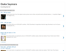 Tablet Screenshot of osakasayonara.blogspot.com