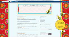 Desktop Screenshot of chicthirtyonegifts.blogspot.com