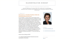 Desktop Screenshot of haderthauer-direkt.blogspot.com