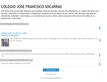 Tablet Screenshot of colegiojosefranciscosocarras.blogspot.com