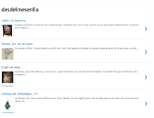 Tablet Screenshot of desdelmesenlla.blogspot.com