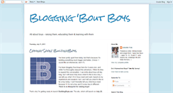 Desktop Screenshot of bloggingboutboys.blogspot.com