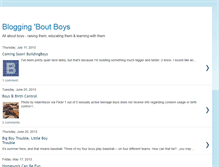 Tablet Screenshot of bloggingboutboys.blogspot.com