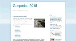 Desktop Screenshot of gaspreise-2013.blogspot.com