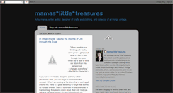 Desktop Screenshot of mamaslittletreasures.blogspot.com