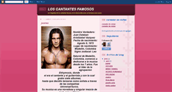 Desktop Screenshot of biografiasdecantantesfamosos.blogspot.com