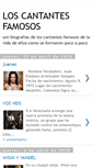 Mobile Screenshot of biografiasdecantantesfamosos.blogspot.com