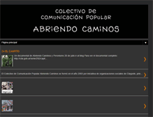 Tablet Screenshot of colectivoabriendocaminos.blogspot.com