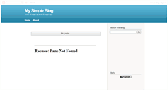 Desktop Screenshot of my-simpleblog.blogspot.com