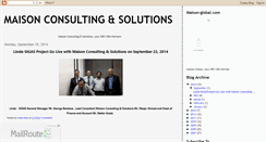 Desktop Screenshot of maisonconsulting.blogspot.com