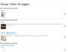 Tablet Screenshot of ihatejoggers.blogspot.com